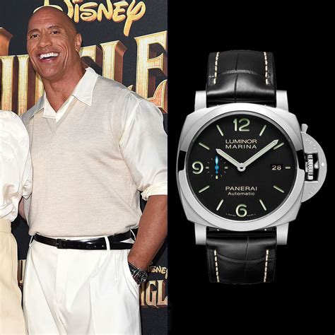 panerai dwayne johnson|dwayne johnson watches 2021.